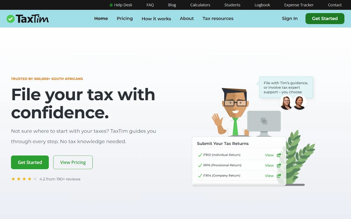 Captura de taxtim.com
