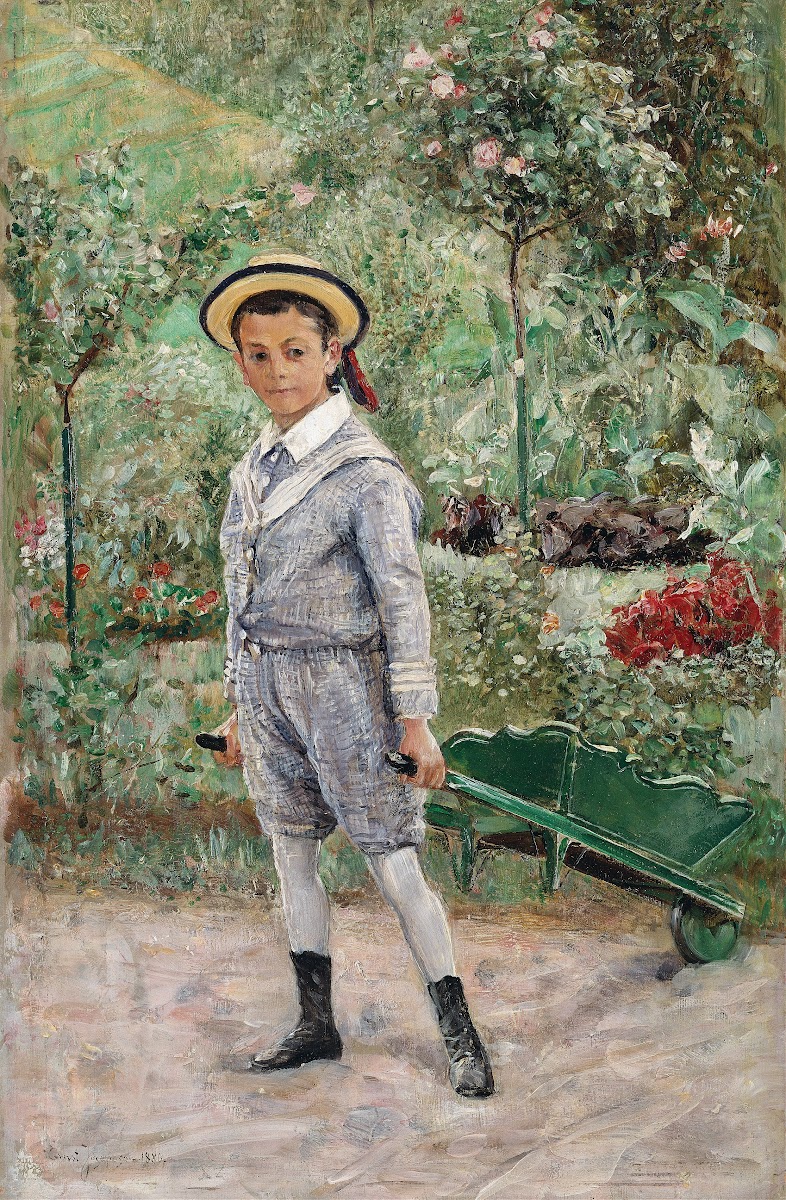 Boy with a Wheelbarrow 1880
