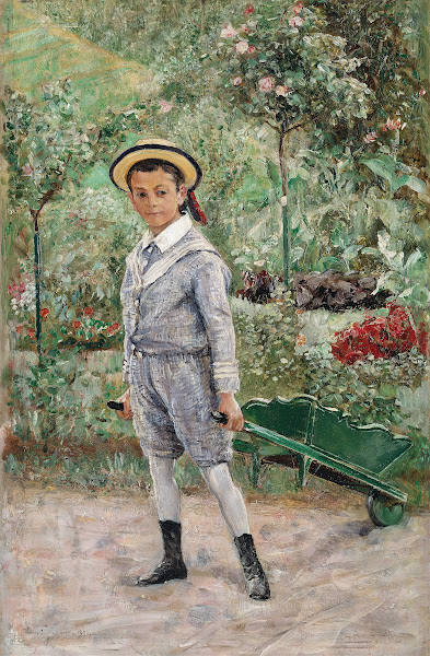 Boy with a Wheelbarrow 1880