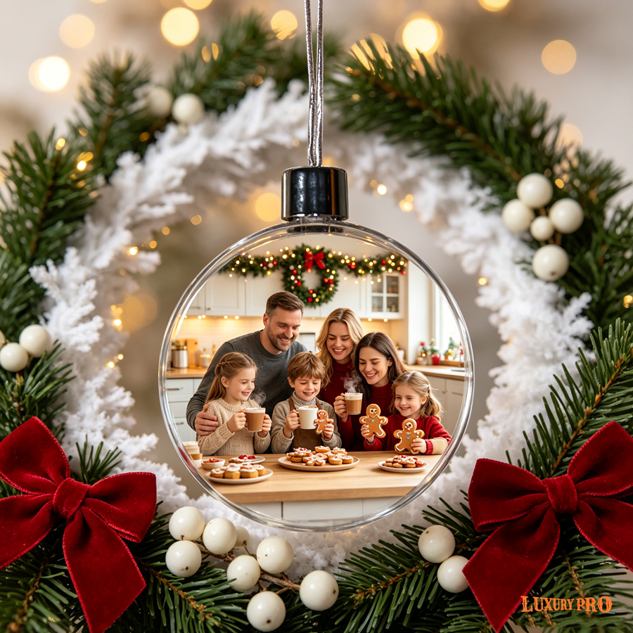 Large Round Christmas Ornament