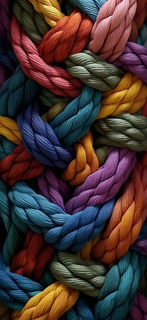 Colorful Weaving Picture
