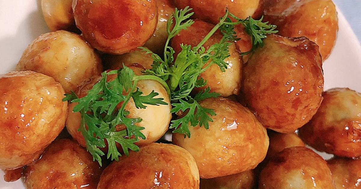 Trứng cút kho mặn