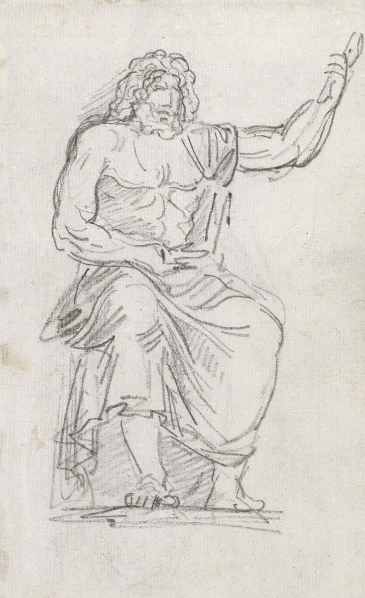 Statue of Jupiter Seated recto 1754 1765