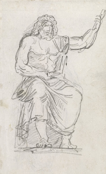 Statue of Jupiter Seated recto 1754 1765