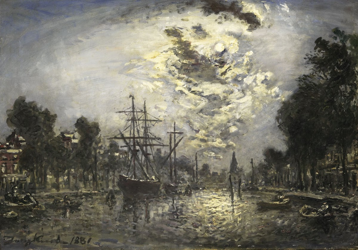 Rotterdam in the Moonlight 1881
