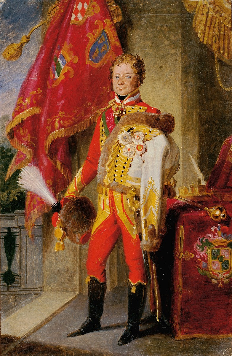 Ignaz Graf Gyulay von Naros Nemeth und Nadaska in ungarischer Uniform 1830