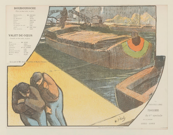 Le  Théâtre Libre  Programme  du 6me spectacle  de la Saison  1892 1893 1892 189