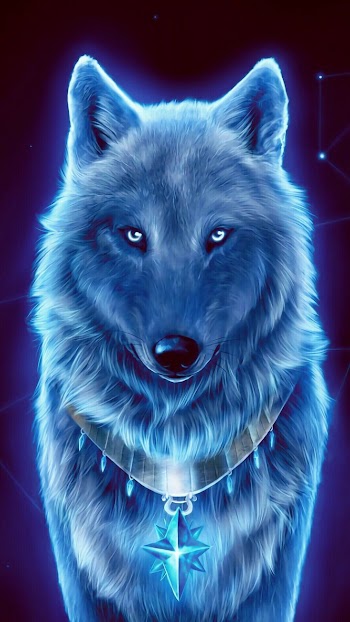Glowing Wolf Picture