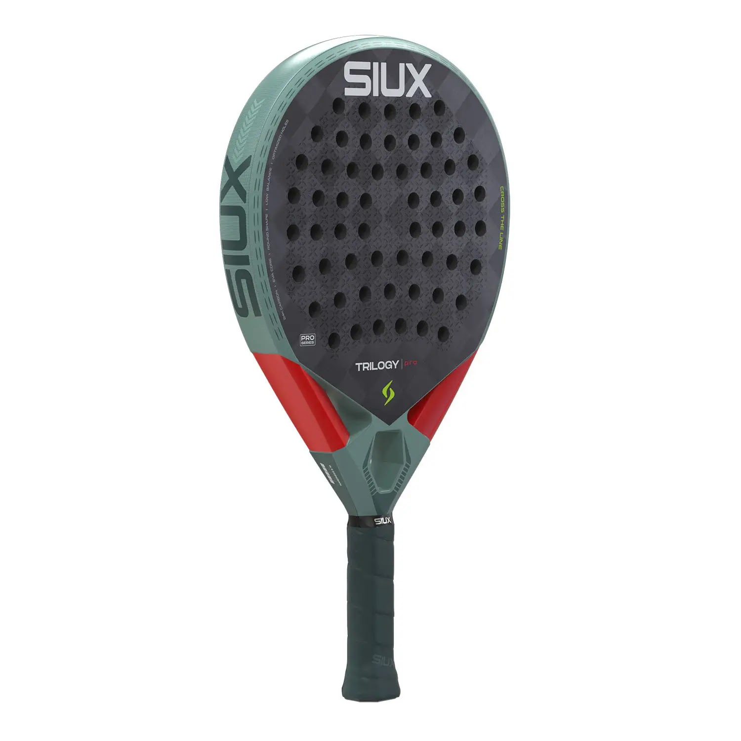 Siux Trilogy Pro Ash Green 2026 Racket Padel  - Gambar 2