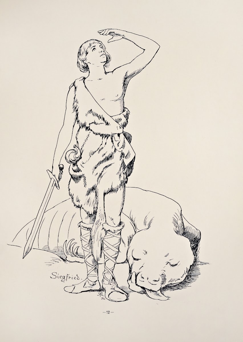 Siegfried im Walde 1897