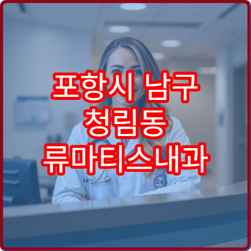 포항시 남구 청림동 류마티스내과 설날 연휴 진료 병원 안내