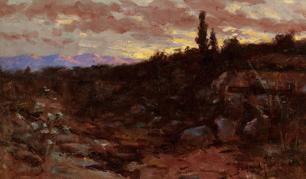 Sunset Landscape 1891