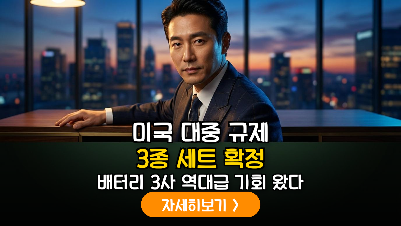 미국 대중 규제 3종 세트와 한국 배터리 3사(LG·삼성·SK) 반사이익 정밀 분석