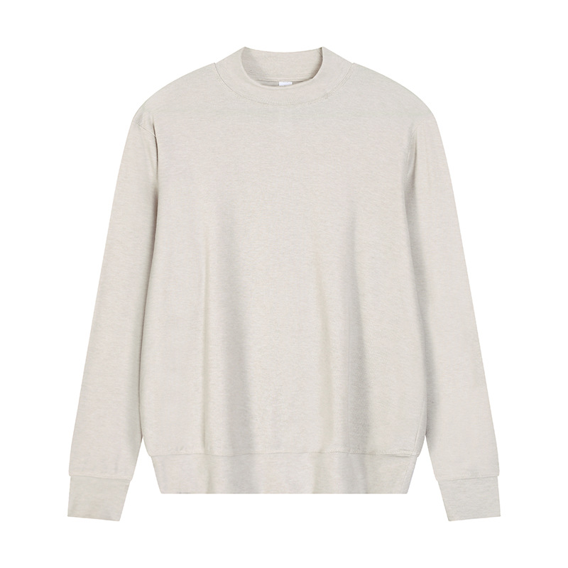 Men's Cashmere Blend Knit Sweater, Round Neck, Antibacterial