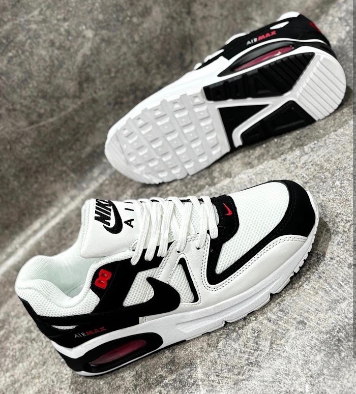 Nike Air Max Solo Blanco Negro Rojo