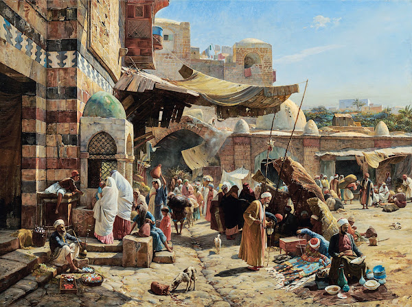 Market In Jaffa 1887