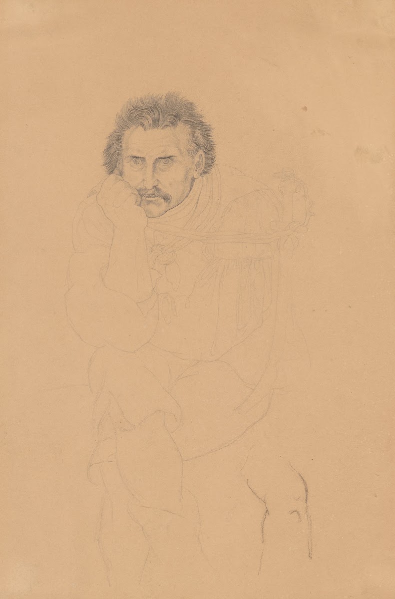 Study of a Madman for Das Narrenhaus