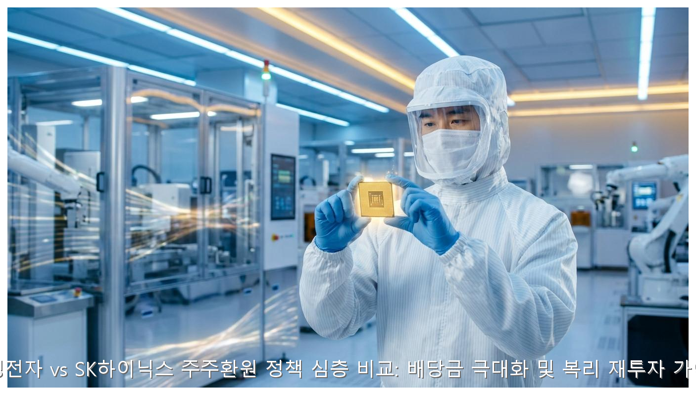 삼성전자 vs SK하이닉스 주주환원 정책 심층 비교: 배당금 극대화 및 복리 재투자 가이드 핵심 안내 및 분석 인포그래픽 (4)