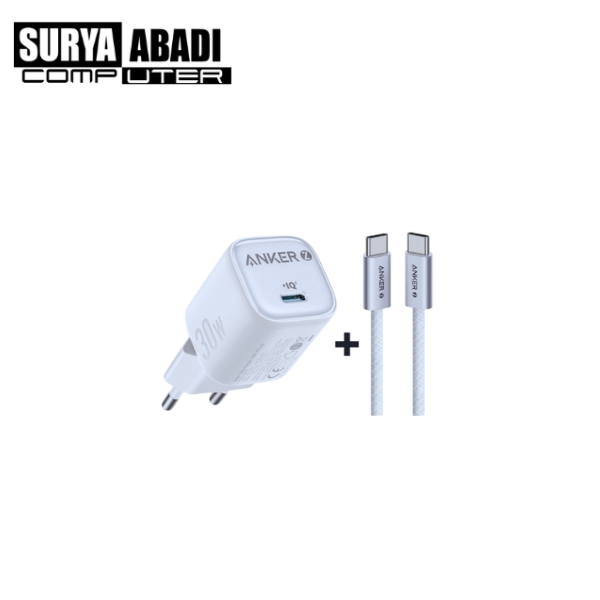 CHARGER ANKER ZOLO 30W WITH C TO C CABLE