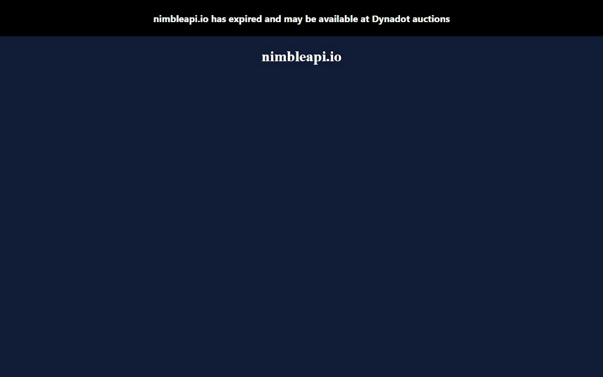 Captura de Nimble API