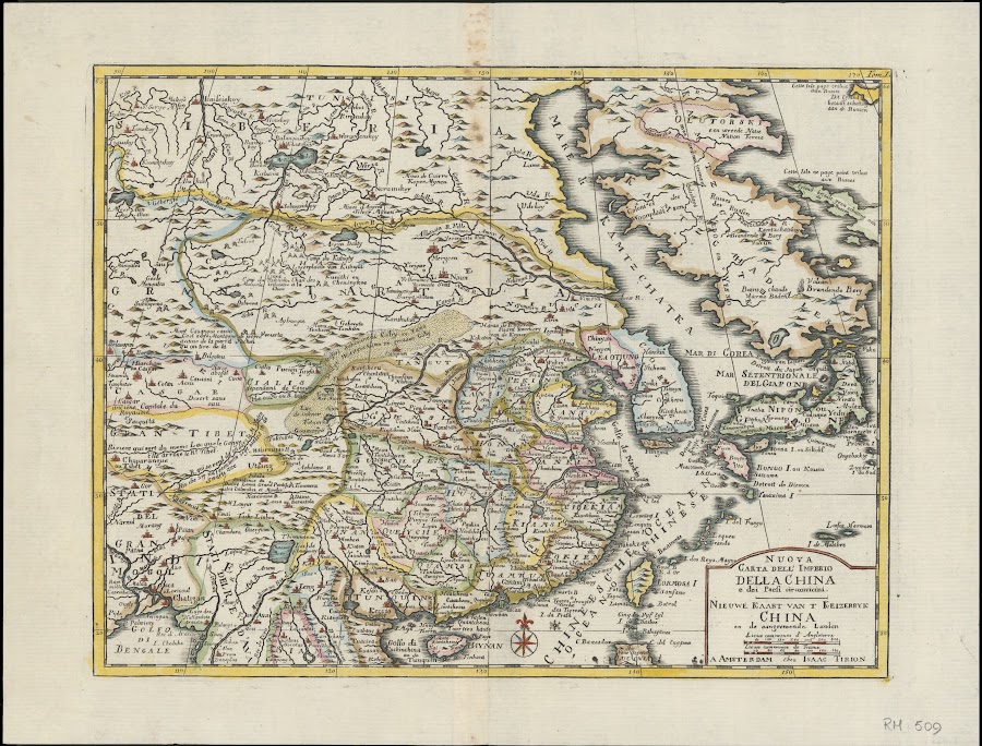 1738_Nuova carta dell'Imperio della China e dei Paesi circonvicini