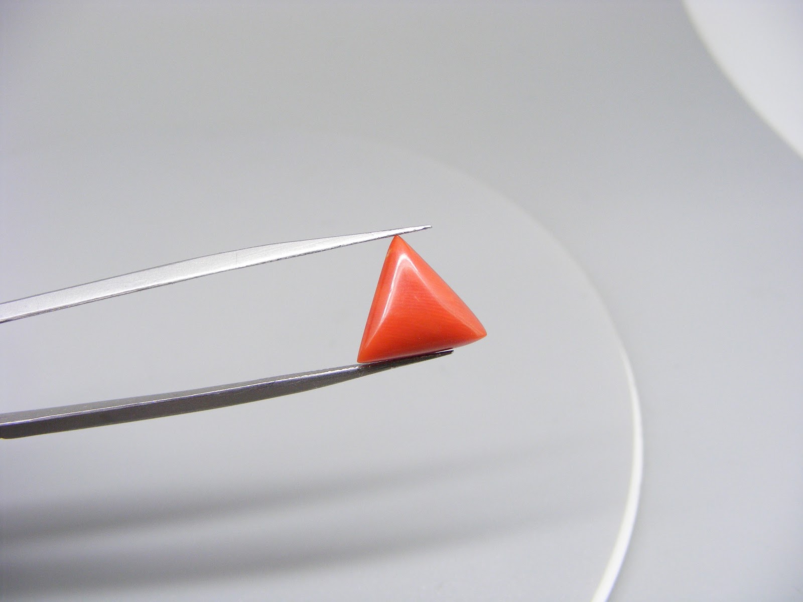 Natural Triangle Red Coral 5.01