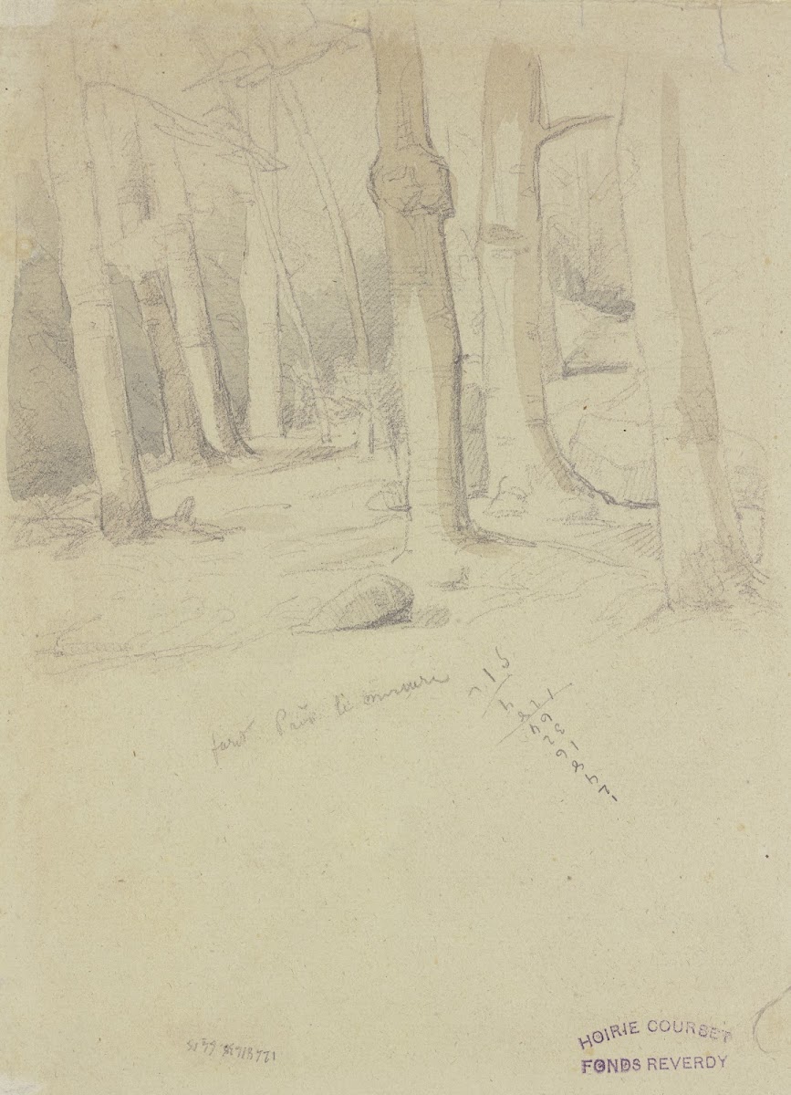 Friedhof und Frau mit Umhang ca 1850