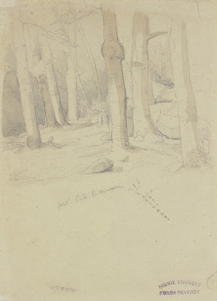 Friedhof und Frau mit Umhang ca 1850