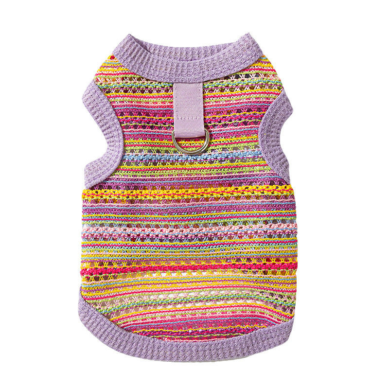Perforated Knit Top for Small Dogs, Summer