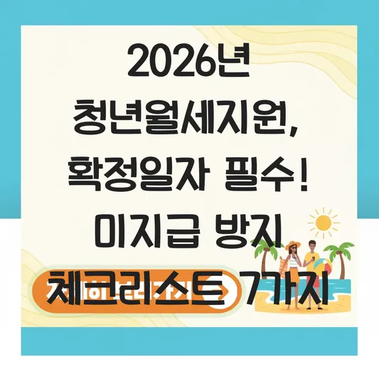 2026년 주거급여 신청 시 임대차 계약서 확정일자 필수? 월세 지원금 미지급 방지 체크리스트 대표 이미지