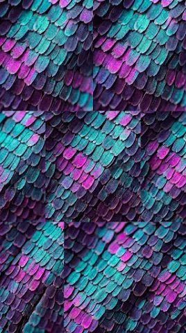 Iridescent Scale Pattern