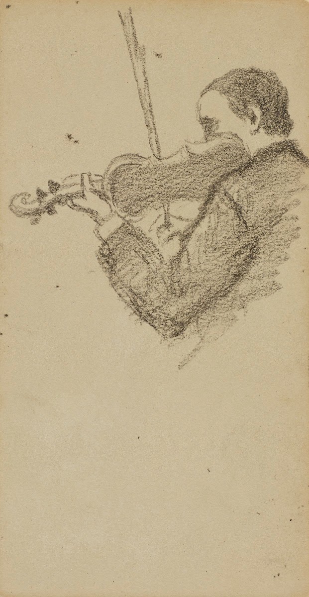 Untitled Violinist Late 19th century