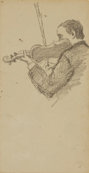 Untitled Violinist Late 19th century