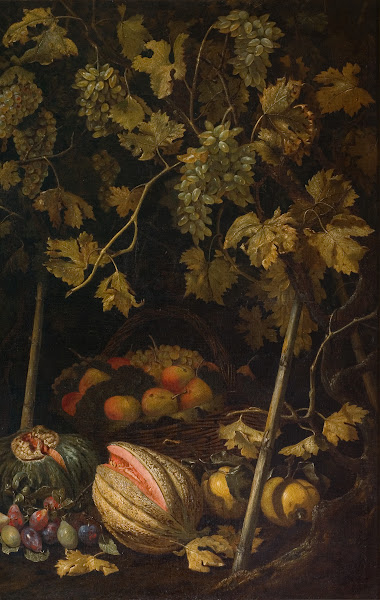 Still Life with Fruit and Vine 1620s
