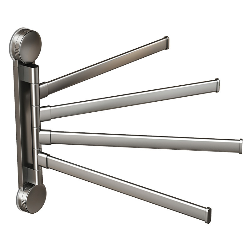 Rotatable towel holder with suction cup