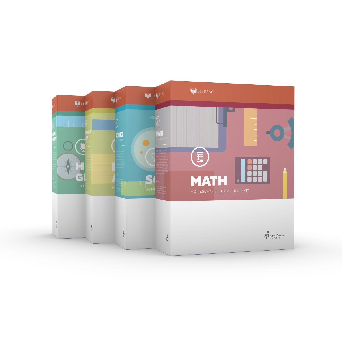 LIFEPAC 4th Grade Core 4-Subject Set