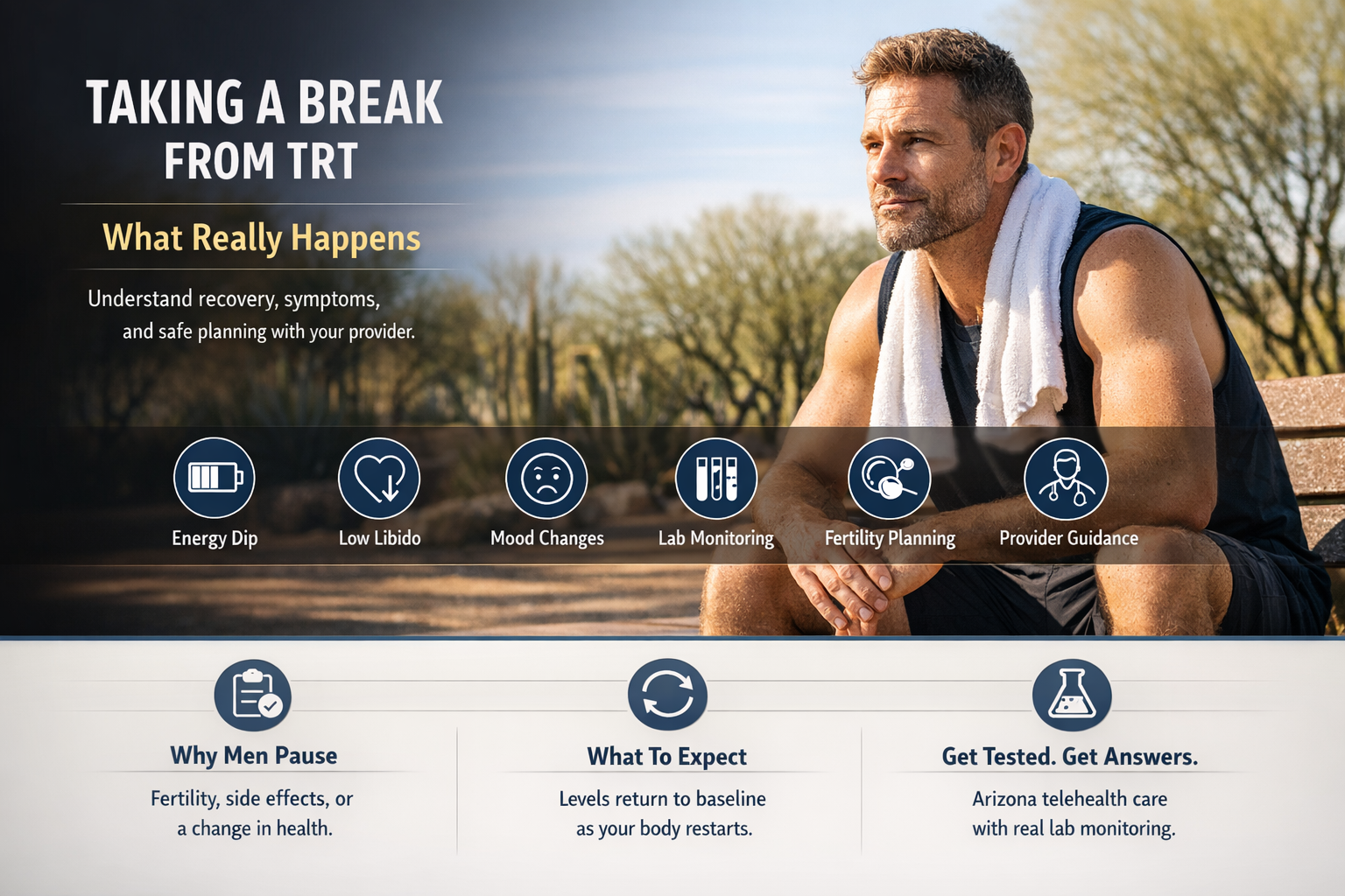 Can You Take a Break From TRT? What Arizona Men Should Know