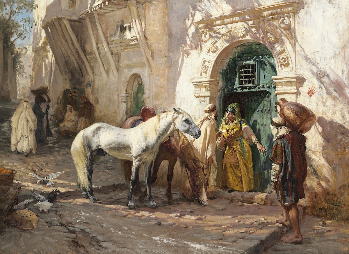 Scène prise au Maroc 1885