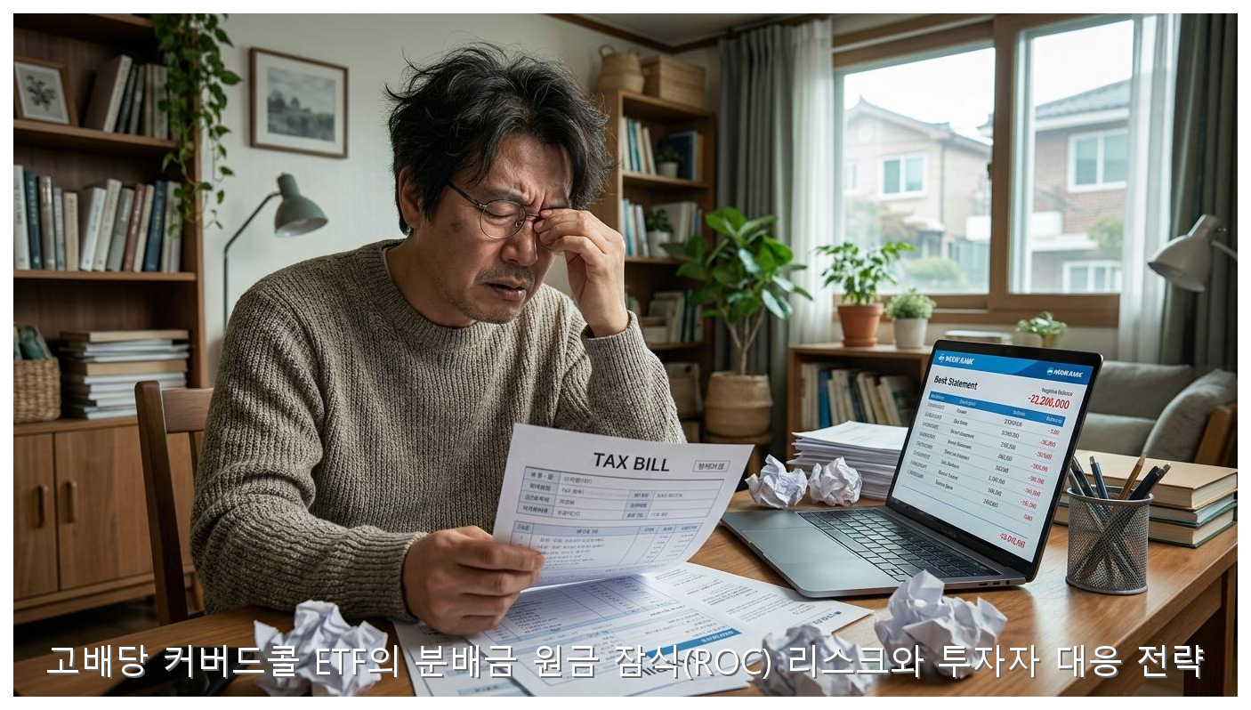 고배당 커버드콜 ETF의 분배금 원금 잠식(ROC) 리스크와 투자자 대응 전략 핵심 안내 및 분석 인포그래픽 (7)