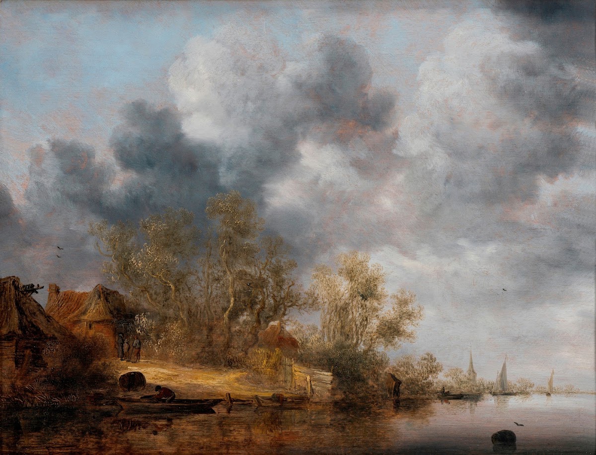 A Dutch Riverbank 1630 1635