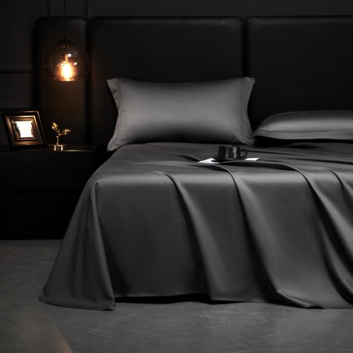 Bed sheet made from long-staple cotton, satin