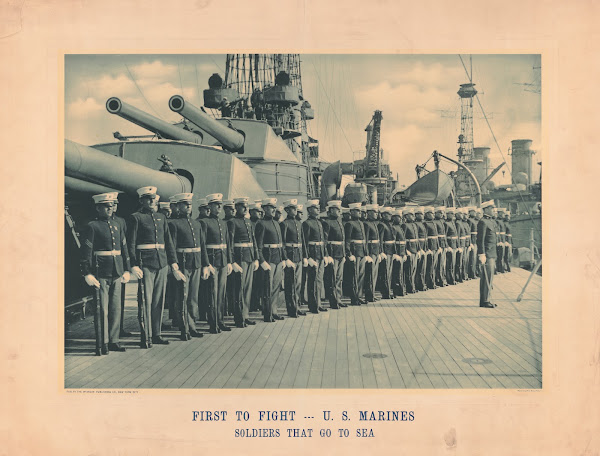First To Fight  US Marines Soldiers That Go To Sea 1900