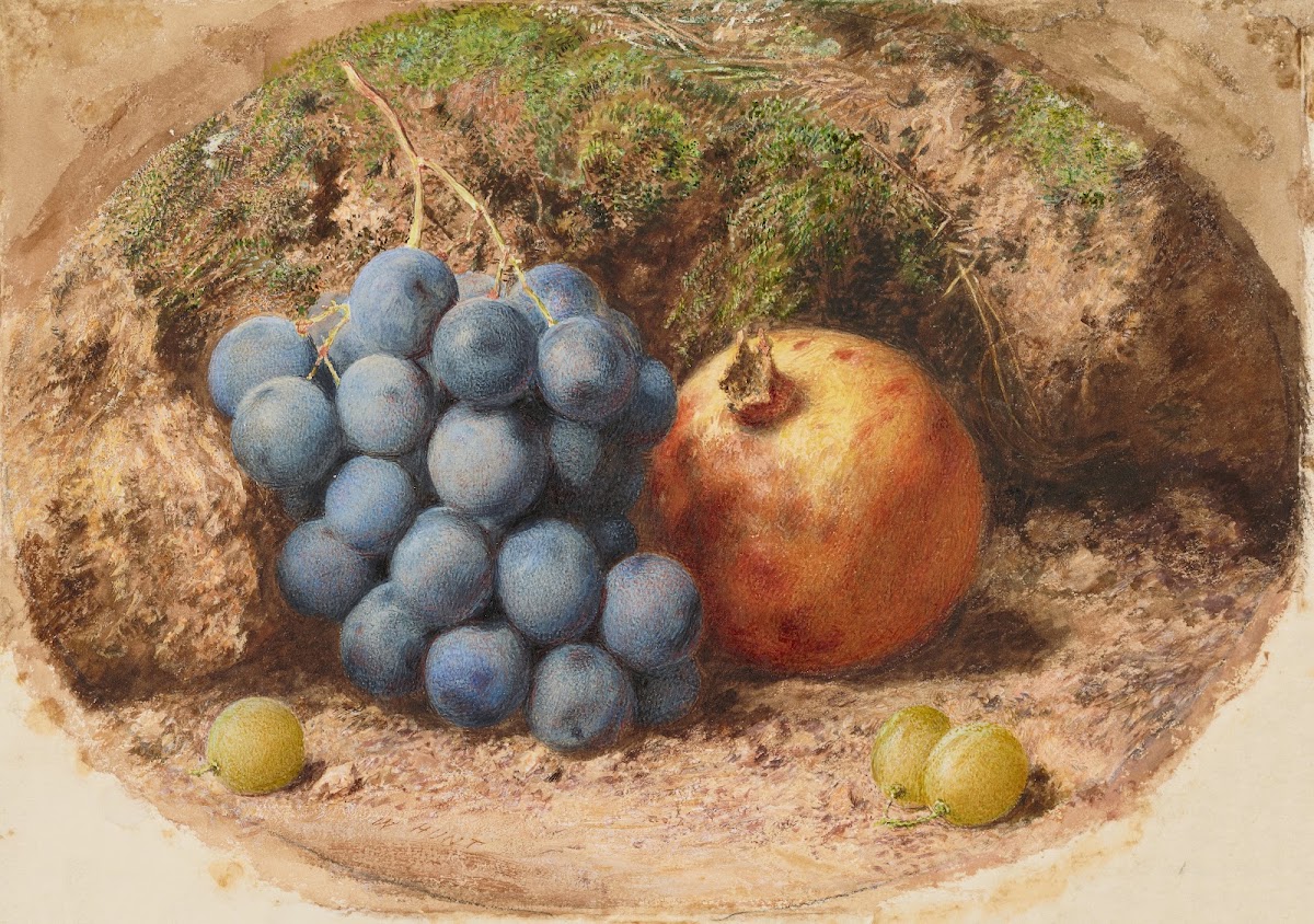 Still Life with Grapes and a Pomegranate after 1825