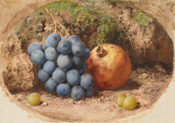 Still Life with Grapes and a Pomegranate after 1825