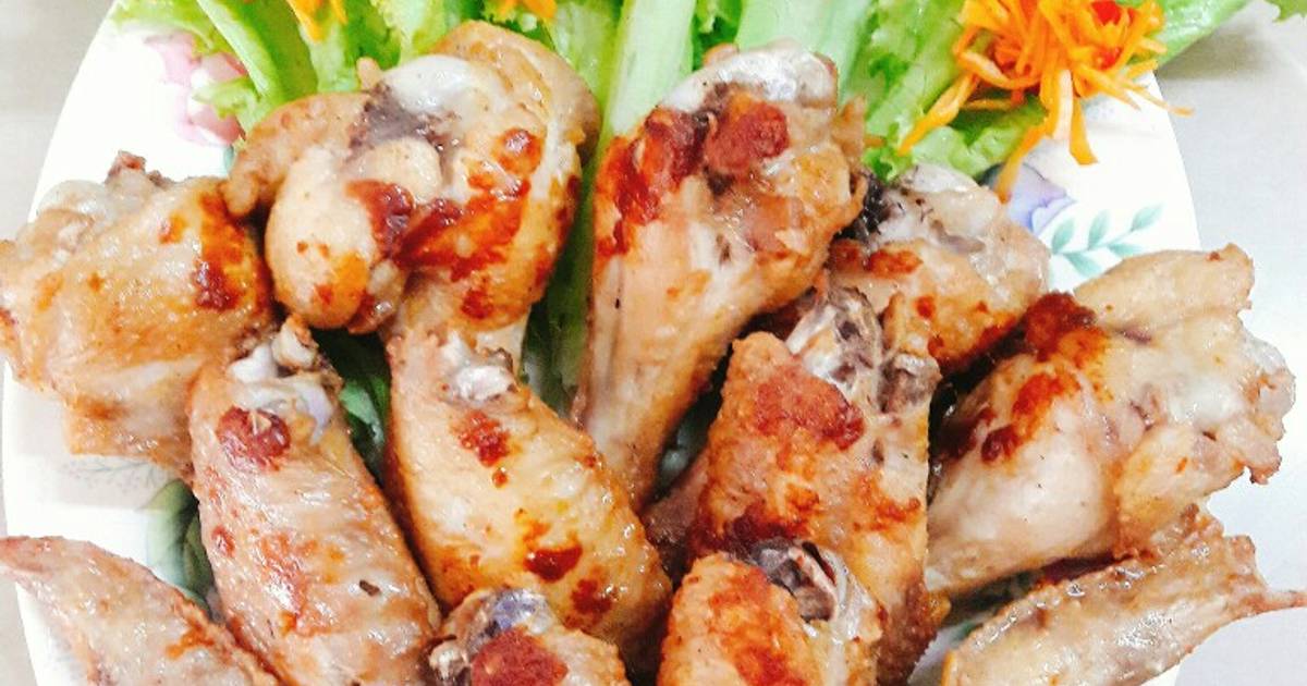 Cánh gà ướp nước mắm chiên (nguyên bản)