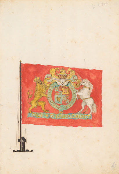 Flag of Great Britain 1667 1670