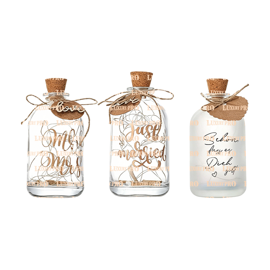 Glass Wishing Bottle