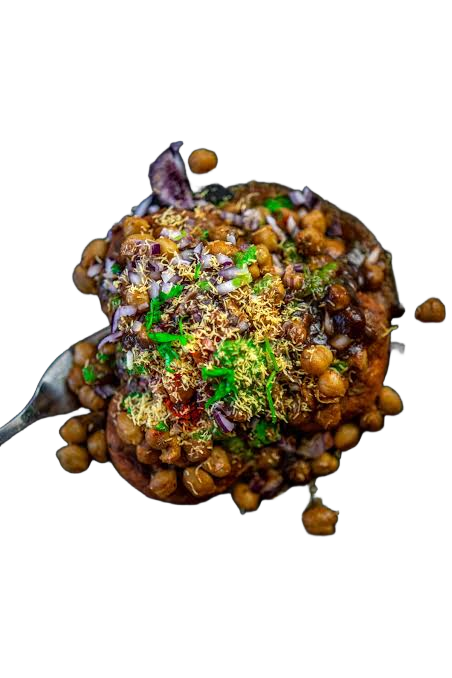 Aloo Tiki Chole Chat