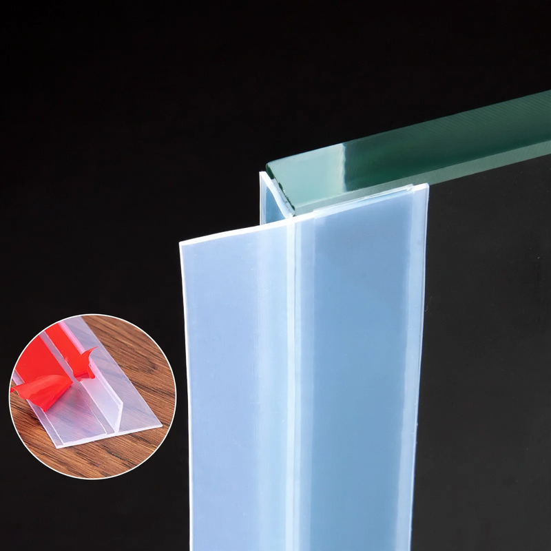 T-profile door bottom seal for sound and wind protection