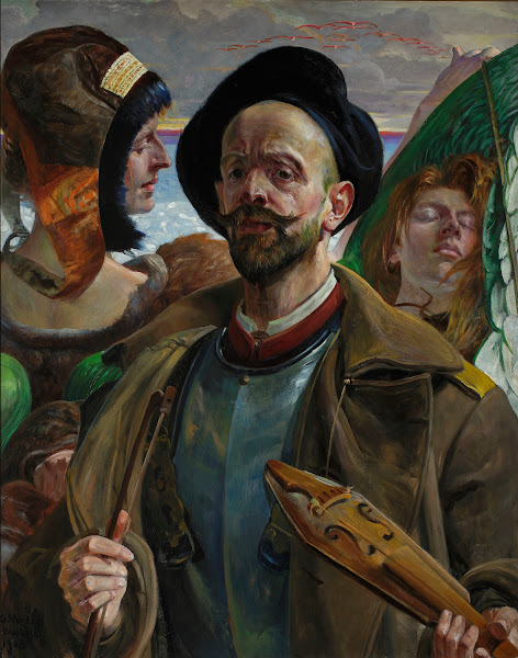On one string  Self portrait 1908